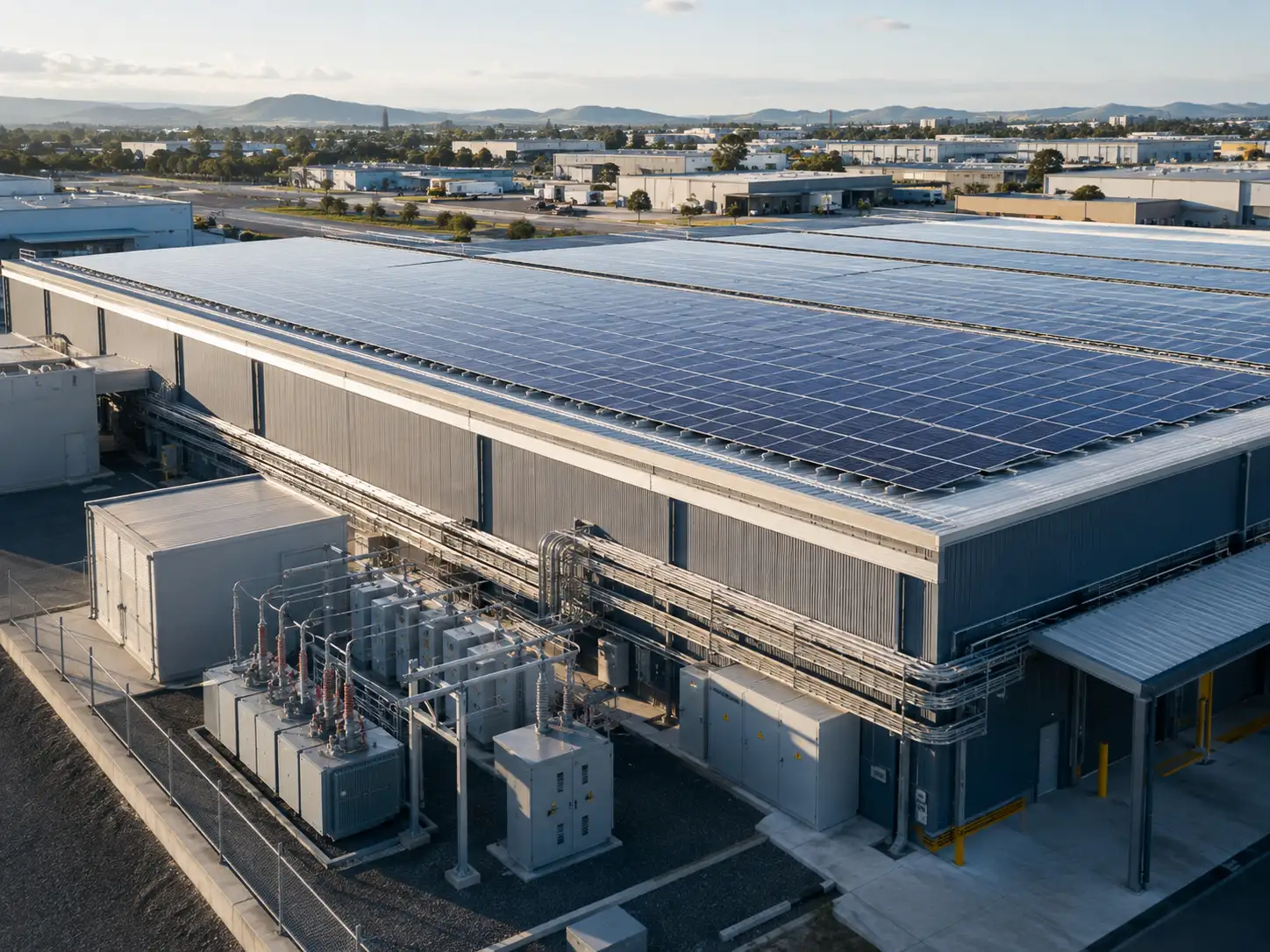 Commercial and industrial energy infrastructure project